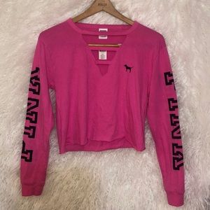 PINK victoria’s secret long sleeve shirt
